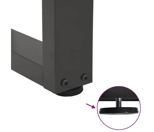 Kohvilaua Jalad V-Kujulised 2 Tk, Antratsiithall, 28 X (42-43,3) cm Teras