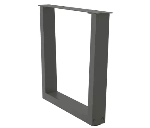 Kafijas Galdiņa Kājas, V-Veida, 2 Gab., Antracīta Krāsā, 50X(42-43,3) Cm, Tērauds Vidaxl