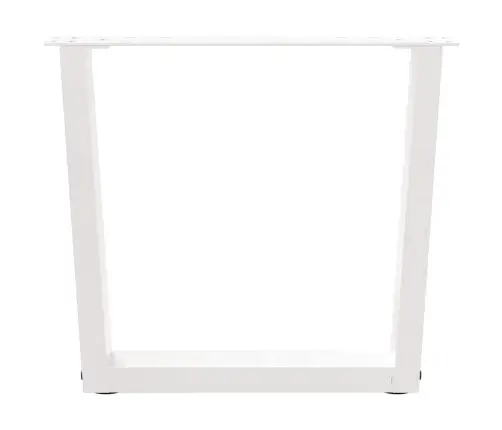 Kafijas Galdiņa Kājas, 2 Gab., V-Veida, Baltas, 60X(42-43,3) Cm, Tērauds Vidaxl