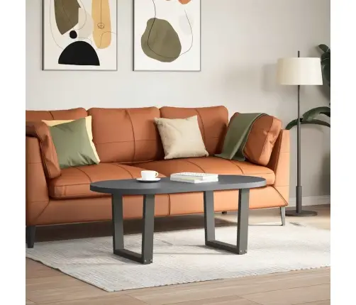 Kafijas Galdiņa Kājas, 2 Gab., V-Veida, Antracīta Krāsā, 60X(42-43,3) Cm, Tērauds Vidaxl