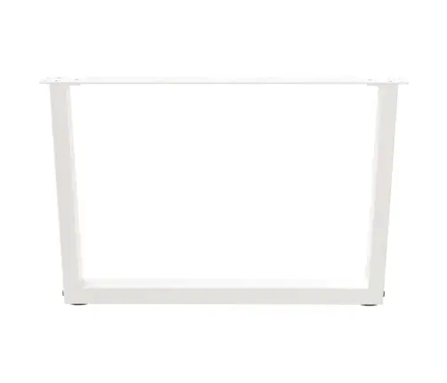 Kafijas Galdiņa Kājas, 2 Gab., V-Veida, Baltas, 70X(42-43,3) Cm, Tērauds Vidaxl