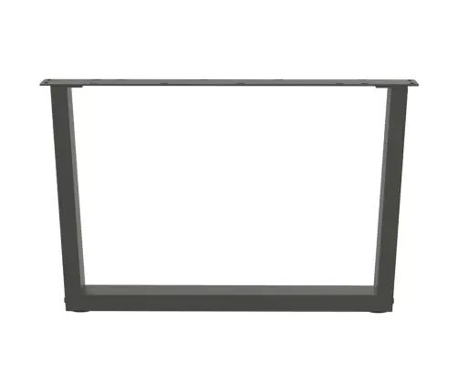 Kafijas Galdiņa Kājas, V-Veida, 2 Gab., Antracīta Krāsā, 70X(42-43,3) Cm, Tērauds Vidaxl