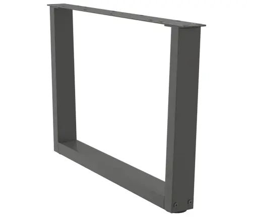 Kafijas Galdiņa Kājas, V-Veida, 2 Gab., Antracīta Krāsā, 70X(42-43,3) Cm, Tērauds Vidaxl