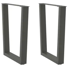 Ēdamgalda Kājas, 2 Gab., V-Veida, Antracīta Krāsā, 60X(72-73,3) Cm, Tērauds Vidaxl Ēdamgalda Kājas, 2 Gab., V-Veida, Antracīta Krāsā, 60X(72-73,3) Cm, Tērauds Vidaxl
