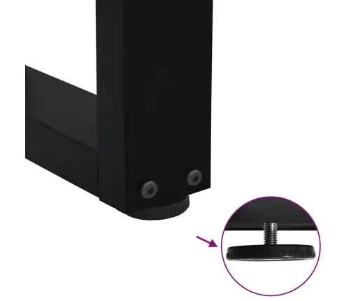 Valgomojo Stalo Kojelės, V Formos, 2 Vnt., Juodos, 70X(72-73,3) cm Plienas