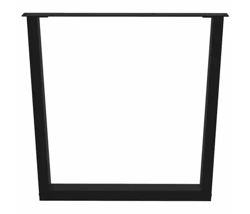 Valgomojo Stalo Kojelės, V Formos, 2 Vnt., Juodos, 80X(72-73,3) cm Plienas