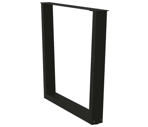 Valgomojo Stalo Kojelės, V Formos, 2 Vnt., Juodos, 80X(72-73,3) cm Plienas