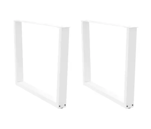 Söögilaua Jalad V-Kujulised, 2 Tk, Valged, 100 X (72–73,3) cm Teras