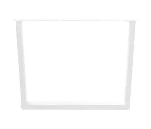 Söögilaua Jalad V-Kujulised, 2 Tk, Valged, 100 X (72–73,3) cm Teras