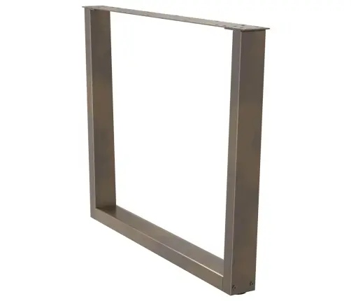 Valgomojo Stalo Kojelės, V Formos, 2 Vnt., Natūralus Plienas, 100 X (72-73,3) cm Plienas