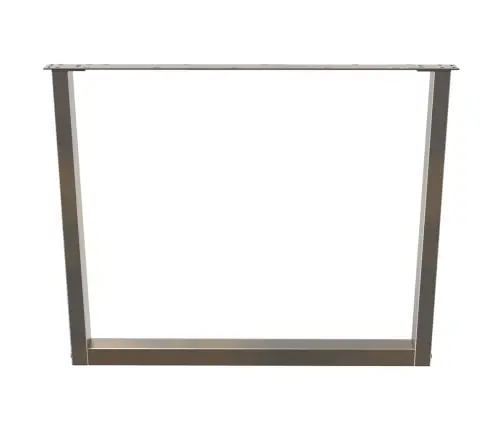 Valgomojo Stalo Kojelės, V Formos, 2 Vnt., Natūralus Plienas, 100 X (72-73,3) cm Plienas