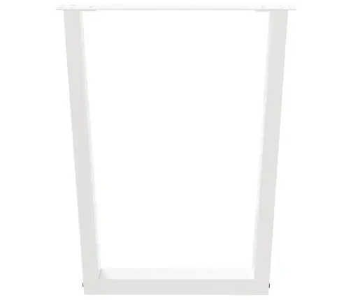 Valgomojo Stalo Kojelės, 3 Vnt., Baltos, 70X(72-73,3) cm Plienas, V Formos