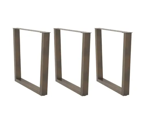 Söögilaua Jalad, V-Kujulised, 3 Tk, Naturaalne Teras, 80 X (72–73,3) cm Teras