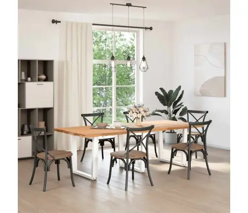 Söögilaua Jalad, V-Kujulised, 3 Tk, Valged, 90 X (72–73,3) cm Teras