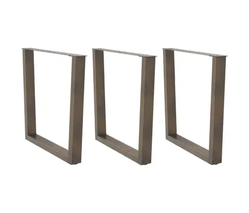 Söögilaua Jalad, V-Kujulised, 3 Tk, Naturaalne Teras, 90 X (72–73,3) cm Teras