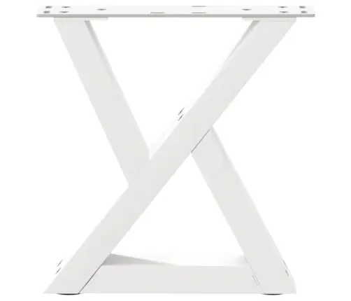 Kohvilaua Jalad 2 Tk Valged 30 X (30-31,3) Cm Terasest