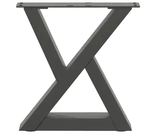 Kafijas Galdiņa Kājas, 2 Gab., Antracīta Krāsa, 40X(30-31,3) Cm, Tērauds Vidaxl