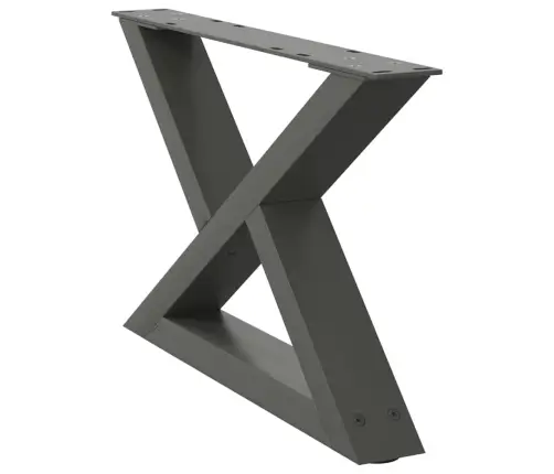 Kafijas Galdiņa Kājas, 2 Gab., Antracīta Krāsa, 50X(30-31,3) Cm, Tērauds Vidaxl