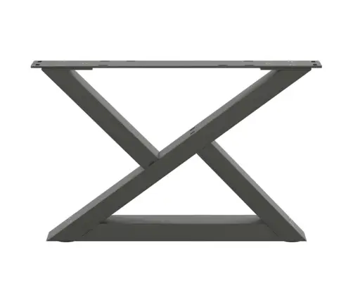 Kafijas Galdiņa Kājas, 2 Gab., Antracīta Krāsa, 50X(30-31,3) Cm, Tērauds Vidaxl