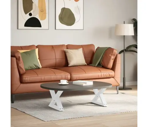 Kohvilaua Jalad 2 Tk Valged 60 X (30–31,3) Cm Terasest