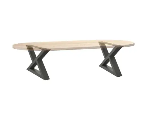 Kavos Staliuko Kojelės, 2 Vnt., Antracito Spalvos, 60X(30-31,3) cm Plienas