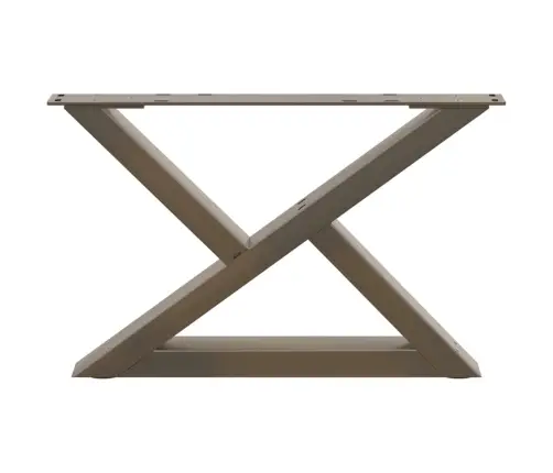 Kafijas Galdiņa Kājas, 2 Gab., Dabīgs Tērauds, 60X(30-31,3) Cm, Tērauds Vidaxl