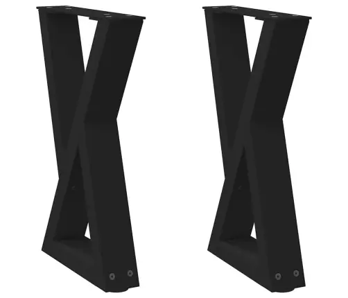 Kavos Staliuko Kojelės, 2 Vnt., Juodos, 28X(42-43,3) cm Plienas