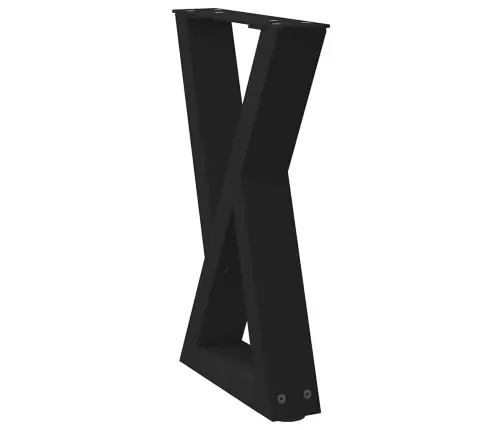 Kavos Staliuko Kojelės, 2 Vnt., Juodos, 28X(42-43,3) cm Plienas