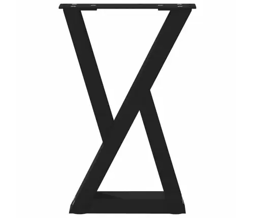 Kavos Staliuko Kojelės, 2 Vnt., Juodos, 28X(42-43,3) cm Plienas