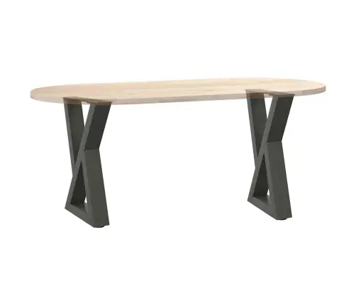 Kafijas Galdiņa Kājas, 2 Gab., Antracīta Krāsa, 28X(42-43,3) Cm, Tērauds Vidaxl