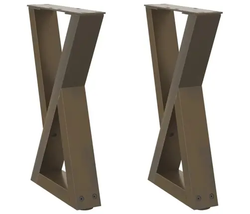 Kohvilaua Jalad 2 Tk, Naturaalne Teras, 28 X (42–43,3) cm Teras