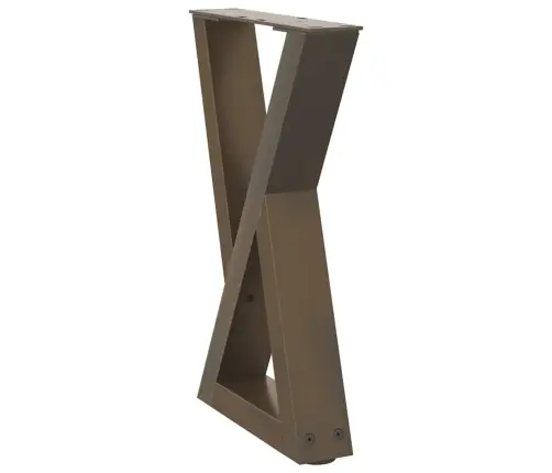 Kohvilaua Jalad 2 Tk, Naturaalne Teras, 28 X (42–43,3) cm Teras