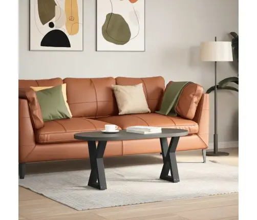 Kohvilaua Jalad 2 Tk Mustad 38 X (42-43,3) Cm Terasest