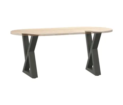 Kafijas Galdiņa Kājas, 2 Gab., Antracīta Krāsa, 38X(42-43,3) Cm, Tērauds Vidaxl