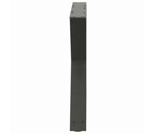 Kafijas Galdiņa Kājas, 2 Gab., Antracīta Krāsa, 50X(42-43,3) Cm, Tērauds Vidaxl