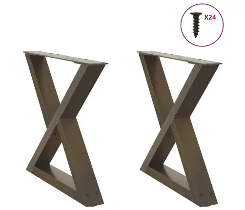 Kohvilaua Jalad 2 Tk, Naturaalne Teras, 50 X (42–43,3) cm Teras