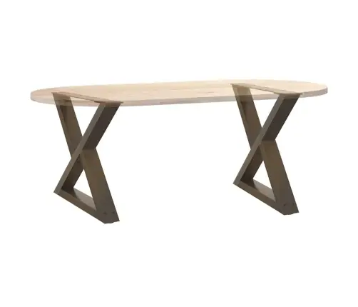 Kohvilaua Jalad 2 Tk, Naturaalne Teras, 50 X (42–43,3) cm Teras