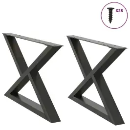 Kafijas Galdiņa Kājas, 2 Gab., Antracīta Krāsa, 70X(42-43,3) Cm, Tērauds Vidaxl Kafijas Galdiņa Kājas, 2 Gab., Antracīta Krāsa, 70X(42-43,3) Cm, Tērauds Vidaxl