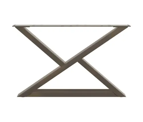 Kafijas Galdiņa Kājas, 2 Gab., Dabīgs Tērauds, 70X(42-43,3) Cm, Tērauds Vidaxl