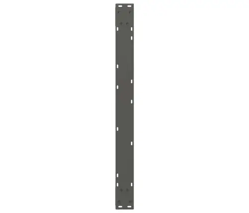 Ēdamgalda Kājas, 2 Gab., Antracīta Krāsa, 90X(72-73,3) Cm, Tērauds Vidaxl