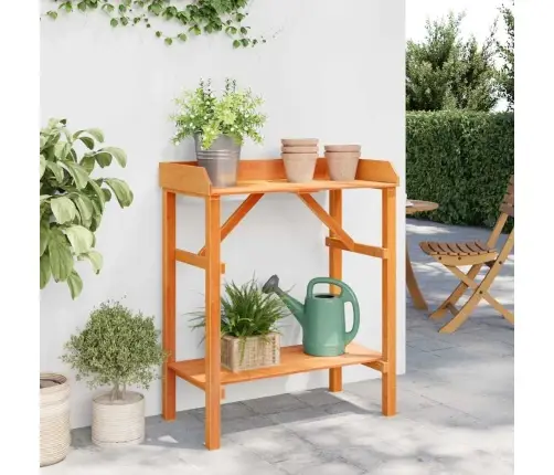 Taimede Toetused Riiuliga Pruun 75 X 40 X 90 Cm Männipuit Taimede Toetused Riiuliga Pruun 75 X 40 X 90 Cm Männipuit