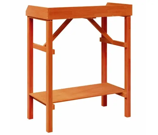 Taimede Toetused Riiuliga Pruun 75 X 40 X 90 Cm Männipuit Taimede Toetused Riiuliga Pruun 75 X 40 X 90 Cm Männipuit