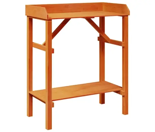 Taimede Toetused Riiuliga Pruun 75 X 40 X 90 Cm Männipuit Taimede Toetused Riiuliga Pruun 75 X 40 X 90 Cm Männipuit