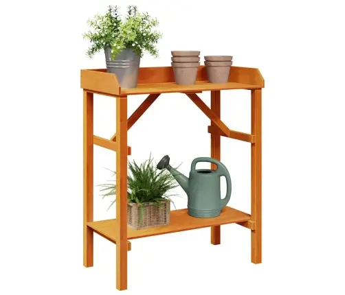 Taimede Toetused Riiuliga Pruun 75 X 40 X 90 Cm Männipuit Taimede Toetused Riiuliga Pruun 75 X 40 X 90 Cm Männipuit