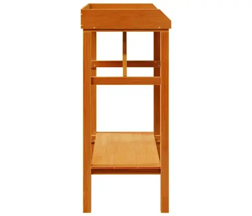 Taimede Toetused Riiuliga Pruun 75 X 40 X 90 Cm Männipuit Taimede Toetused Riiuliga Pruun 75 X 40 X 90 Cm Männipuit