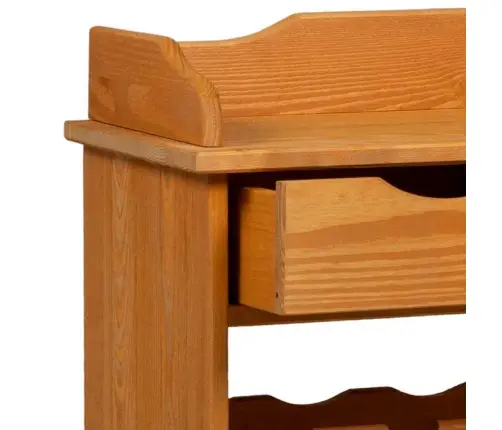 Vīna Statīvs 90X60X30 Cm Cietais Koks Priede Vidaxl