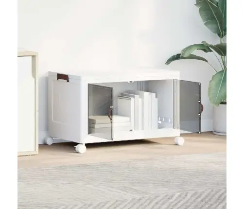 Sakraujami Glabāšanas Kaste Ar Riteņiem, 75 L, 64X40X41 Cm Vidaxl