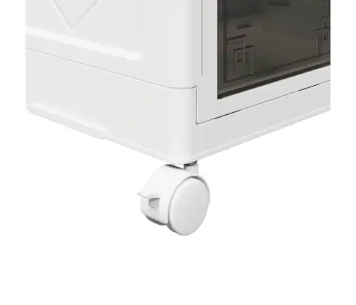 Sakraujami Glabāšanas Kaste Ar Riteņiem, 75 L, 64X40X41 Cm Vidaxl