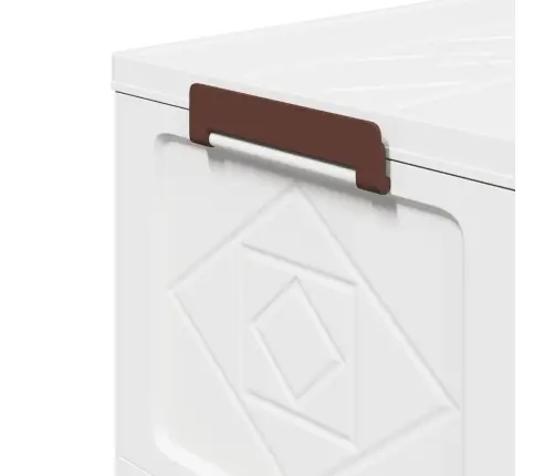 Glabāšanas Kaste Ar Riteņiem 2 Līmeņu, 28 L, 48,5X29,5X59,5 Cm Vidaxl