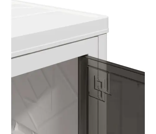 Saliekama Glabāšanas Kaste Ar Riteņiem 2 Līmeņu 75 L 64X40X76Cm Vidaxl